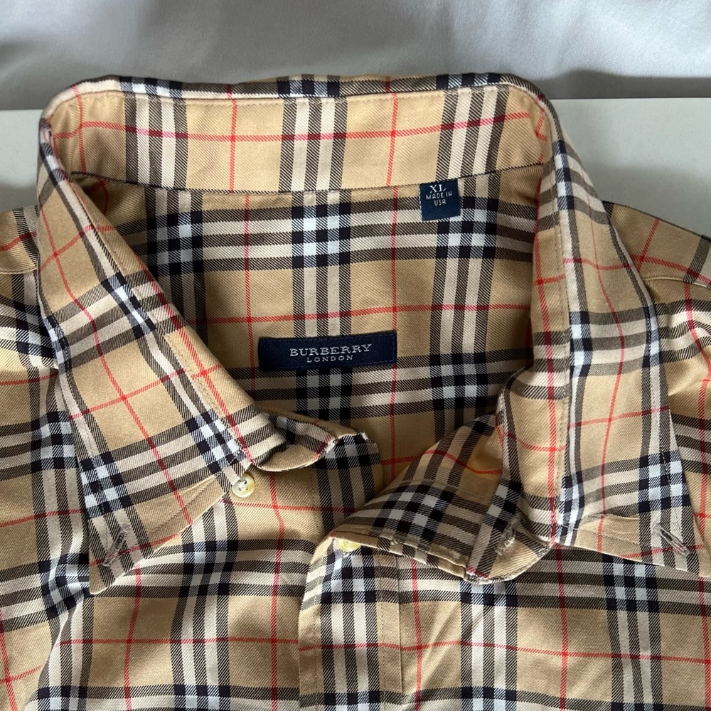 Vintage Fit Burberry Button Down